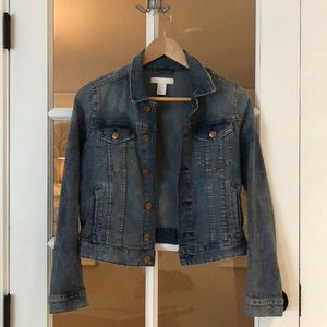 Cropped jean jacket, H&M